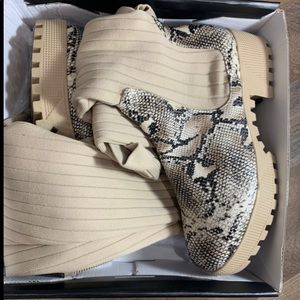 Fashion Nova Nude Reprtile Boota